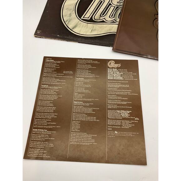 Chicago X 1976 Vinyl LP, Columbia, VG Condition, Includes Lyric Sheet - Picture 5 of 8
